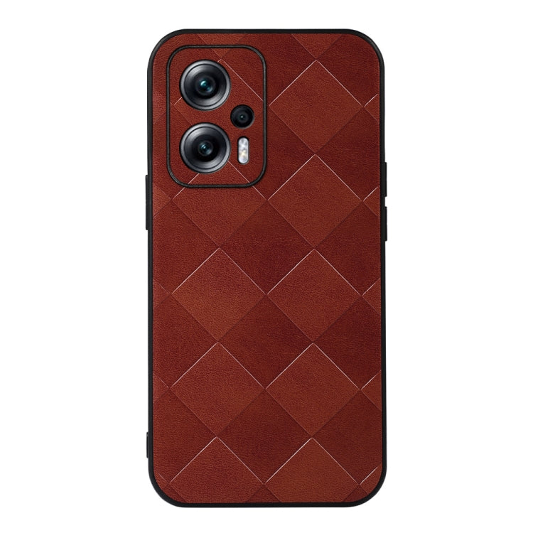 Custodia per telefono in PU scozzese intrecciata, For Honor 70 Pro / 70 Pro+, For Honor 70, For vivo S15, For Xiaomi Redmi Note 11T Pro, For Huawei Mate Xs 2