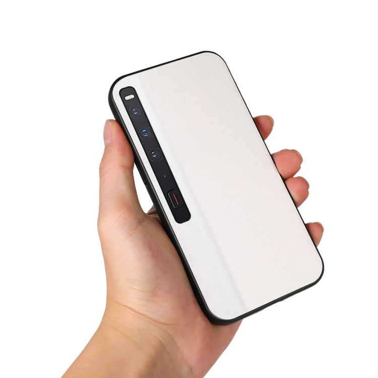 Custodia per telefono in PU con texture Litchi bicolore, For Huawei Mate Xs 2