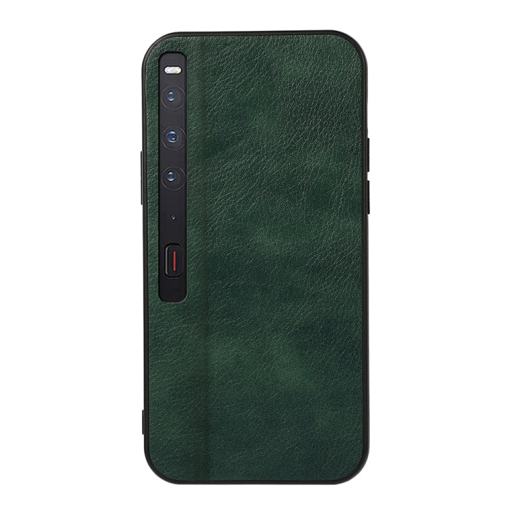 Custodia per telefono in PU con texture Litchi bicolore, For Huawei Mate Xs 2