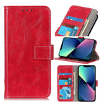 Custodia portafoglio in pelle per iPhone 14 Pro Max