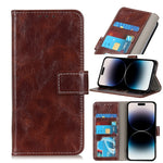 Custodia portafoglio in pelle per iPhone 14 Pro Max