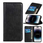 Custodia portafoglio in pelle per iPhone 14 Pro Max