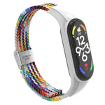 Cinturino integrato intrecciato in nylon regolabile, For Xiaomi Mi Band 7