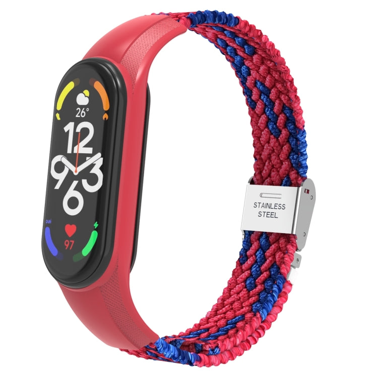 Cinturino integrato intrecciato in nylon regolabile, For Xiaomi Mi Band 7
