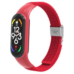 Cinturino integrato intrecciato in nylon regolabile, For Xiaomi Mi Band 7