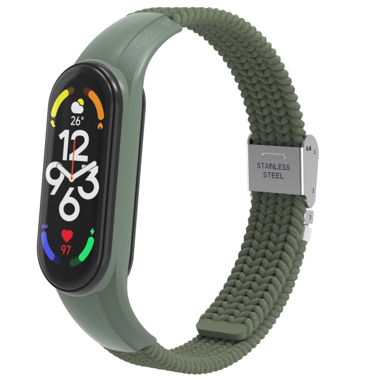 Cinturino integrato intrecciato in nylon regolabile, For Xiaomi Mi Band 7