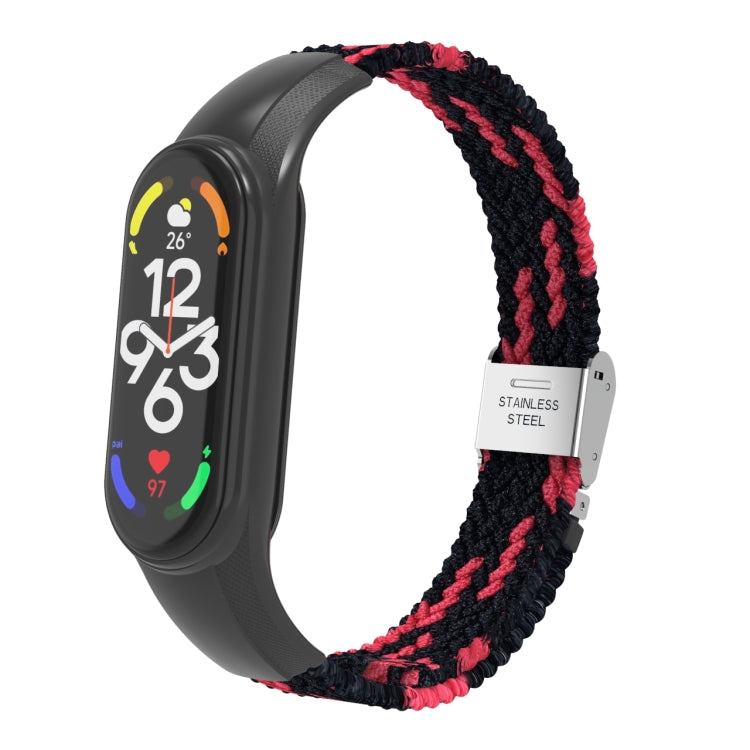 Cinturino integrato intrecciato in nylon regolabile, For Xiaomi Mi Band 7