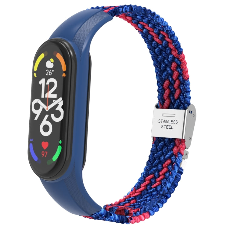 Cinturino integrato intrecciato in nylon regolabile, For Xiaomi Mi Band 7