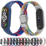 Cinturino integrato intrecciato in nylon regolabile, For Xiaomi Mi Band 7