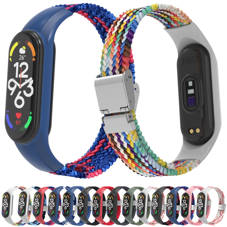 Cinturino integrato intrecciato in nylon regolabile, For Xiaomi Mi Band 7
