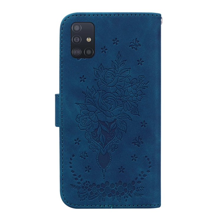 Custodia per telefono in pelle goffrata farfalla rosa, For Samsung Galaxy A71 5G, For Samsung Galaxy A72 5G / 4G, For Samsung Galaxy A02 / M02 4G Indian, For Samsung Galaxy A12 5G