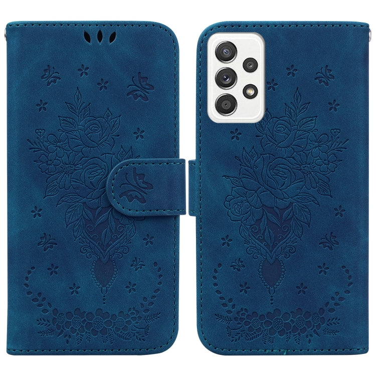 Custodia per telefono in pelle goffrata farfalla rosa, For Samsung Galaxy A71 5G, For Samsung Galaxy A72 5G / 4G, For Samsung Galaxy A02 / M02 4G Indian, For Samsung Galaxy A12 5G