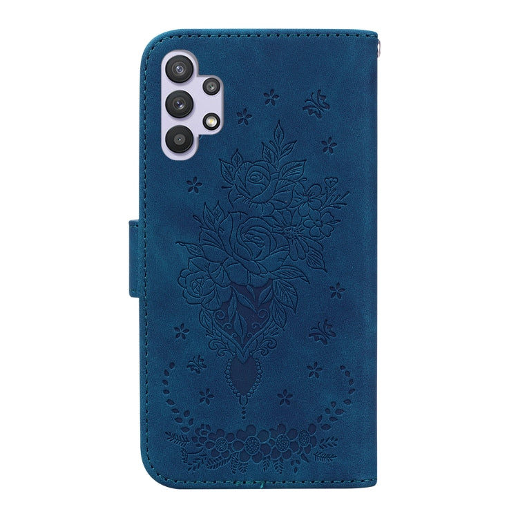 Custodia per telefono in pelle goffrata farfalla rosa, For Samsung Galaxy A32 5G, For Samsung Galaxy A42 5G
