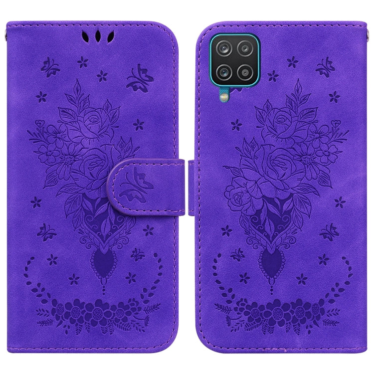 Custodia per telefono in pelle goffrata farfalla rosa, For Samsung Galaxy A32 5G, For Samsung Galaxy A42 5G