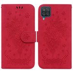 Custodia per telefono in pelle goffrata farfalla rosa, For Samsung Galaxy A32 5G, For Samsung Galaxy A42 5G
