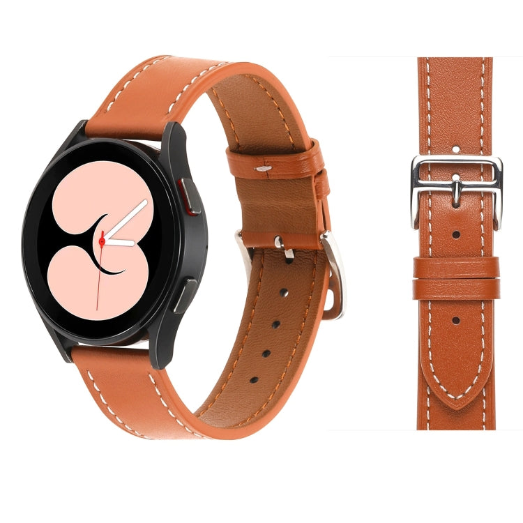 Cinturino in pelle intrecciata, For Samsung Galaxy Watch4 40mm / 44mm