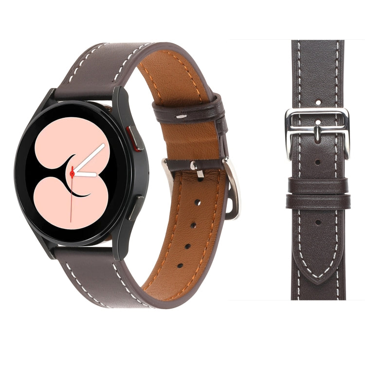 Cinturino in pelle intrecciata, For Samsung Galaxy Watch4 40mm / 44mm