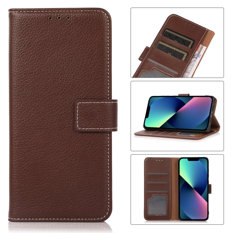 Custodia portafoglio in pelle per iPhone 14