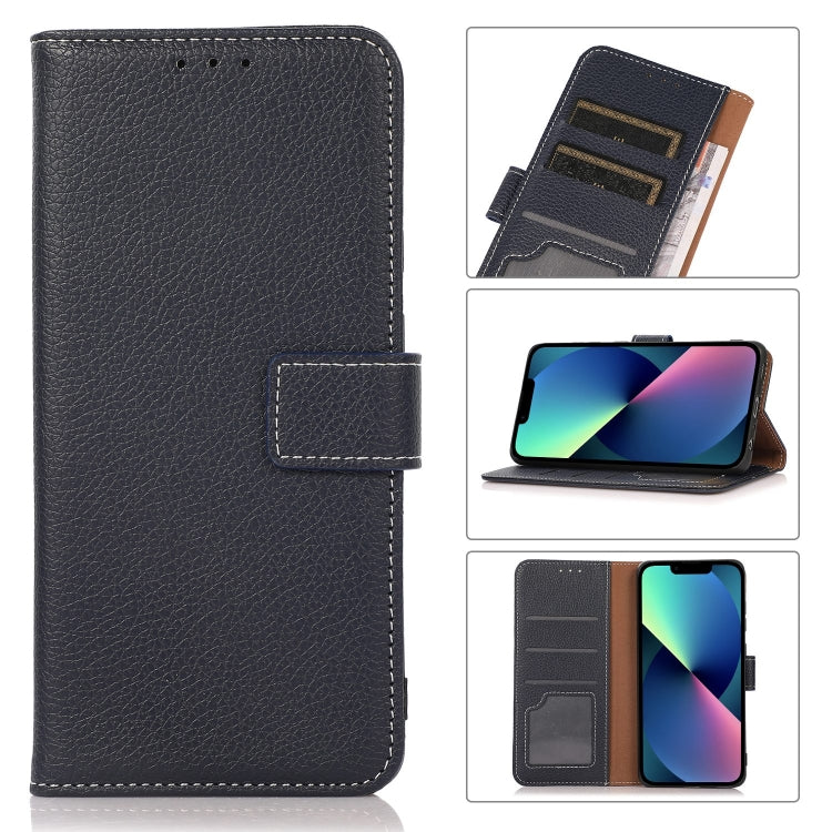 Custodia portafoglio in pelle per iPhone 14