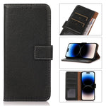 Custodia portafoglio in pelle per iPhone 14