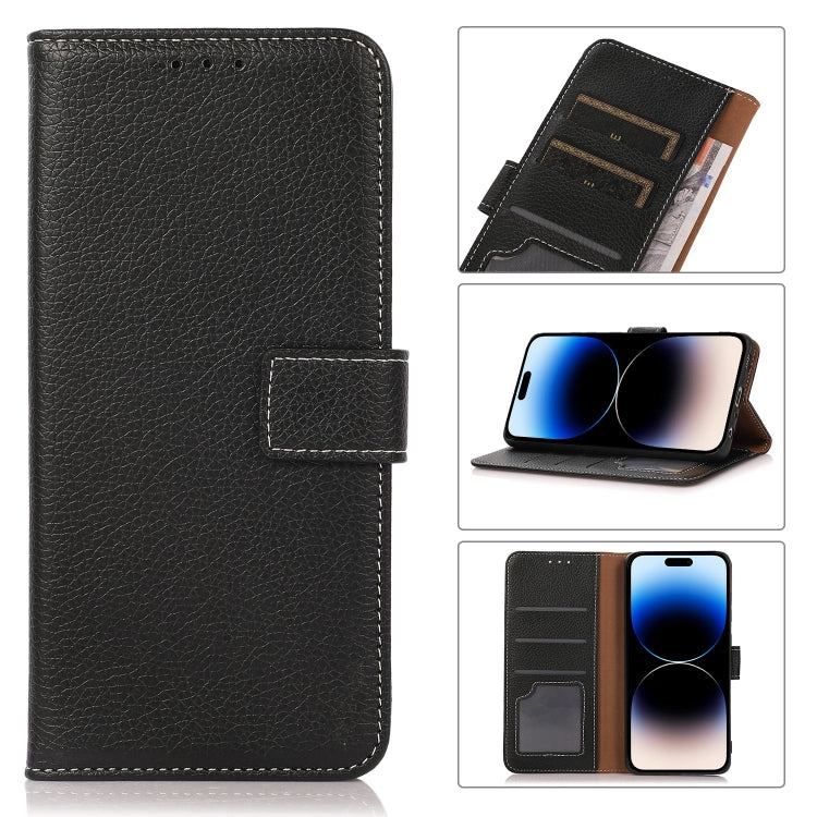 Custodia portafoglio in pelle per iPhone 14
