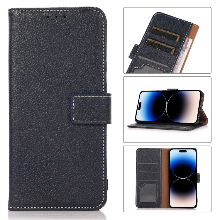 Custodia portafoglio in pelle per iPhone 14