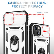 Cover per fotocamera scorrevole Design TPU + Custodia protettiva per PC, For iPhone 14, For iPhone 14 Plus, For iPhone 14 Pro, For iPhone 14 Pro Max