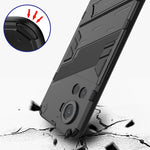 Punk Armor PC + Custodia per telefono in TPU con supporto, For OnePlus Ace 5G