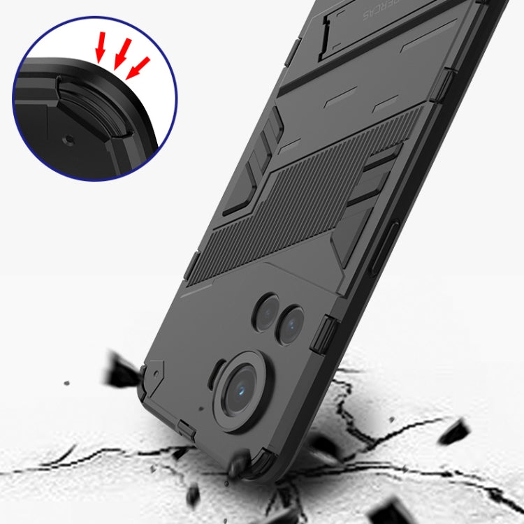 Punk Armor PC + Custodia per telefono in TPU con supporto, For OnePlus Ace 5G