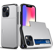 Custodia protettiva antiurto per telefono con slot per schede scorrevoli, For iPhone 14, For iPhone 14 Plus