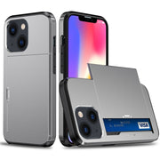 Custodia protettiva antiurto per telefono con slot per schede scorrevoli, For iPhone 14, For iPhone 14 Plus