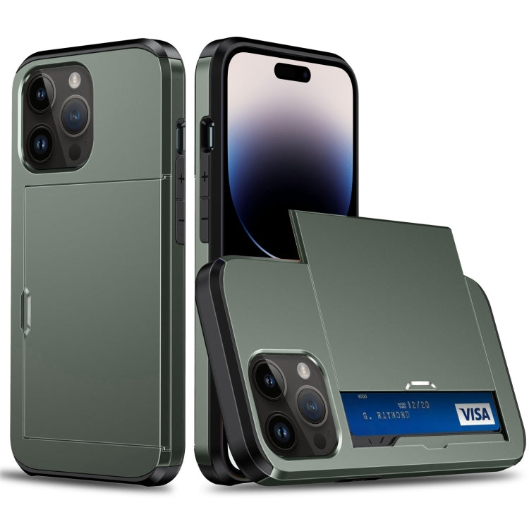 Custodia antiurto con slot carte per iPhone 14 Pro Max