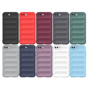 Magic Shield TPU + custodia per telefono in flanella, For iPhone SE 2022 / SE 2020 / 8 / 7, For iPhone 8 Plus / 7 Plus