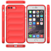 Magic Shield TPU + custodia per telefono in flanella, For iPhone SE 2022 / SE 2020 / 8 / 7, For iPhone 8 Plus / 7 Plus