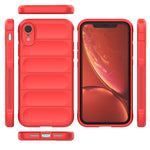 Custodia TPU con flanella per iPhone XR e XS