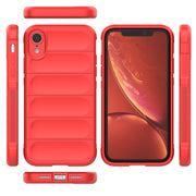 Magic Shield TPU + custodia per telefono in flanella, For iPhone XR, For iPhone XS / X