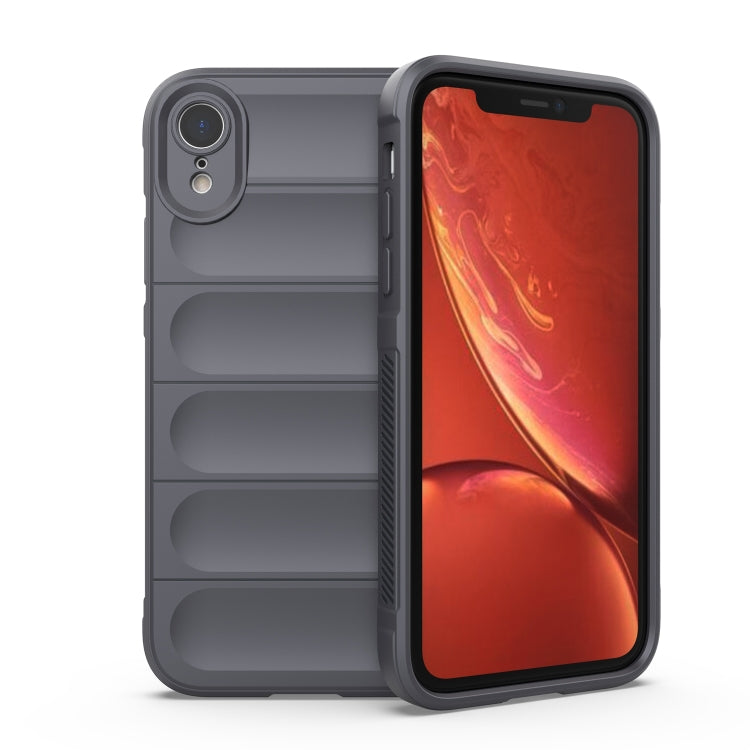 Custodia TPU con flanella per iPhone XR e XS
