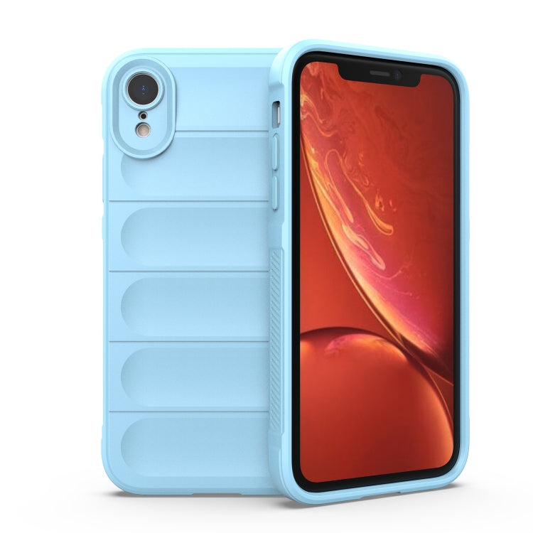 Custodia TPU con flanella per iPhone XR e XS