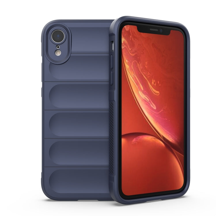 Custodia TPU con flanella per iPhone XR e XS