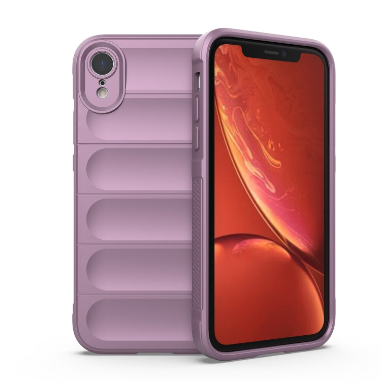 Custodia TPU con flanella per iPhone XR e XS