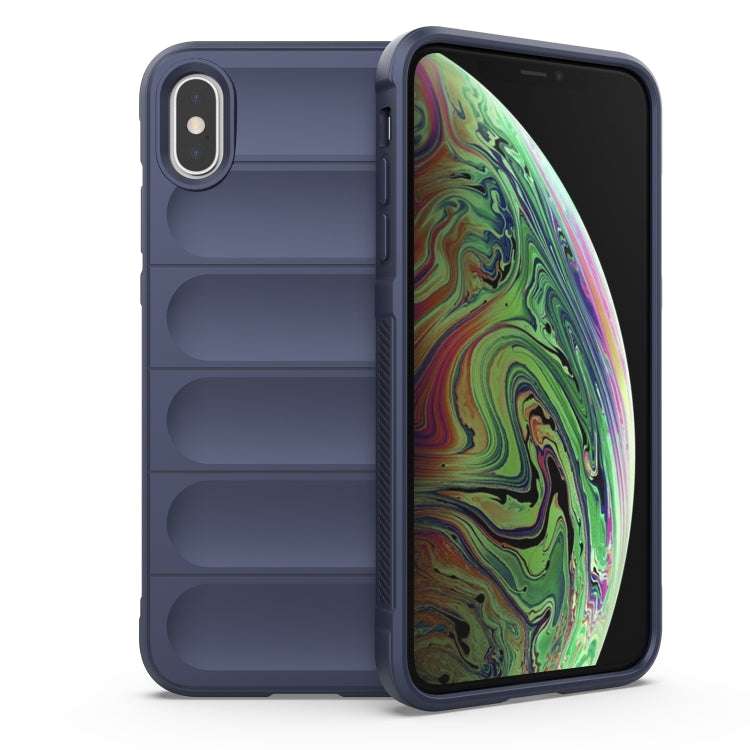 Custodia TPU con flanella per iPhone XR e XS