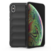 Magic Shield TPU + custodia per telefono in flanella, For iPhone XS Max