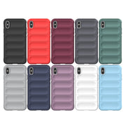 Magic Shield TPU + custodia per telefono in flanella, For iPhone XS Max