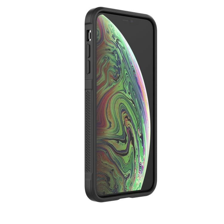 Custodia TPU con flanella per iPhone XS Max