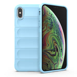 Custodia TPU con flanella per iPhone XS Max