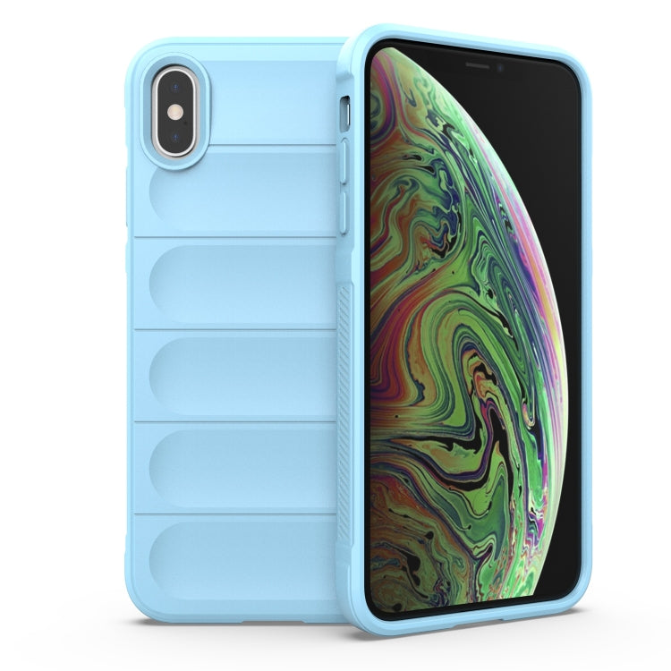 Custodia TPU con flanella per iPhone XS Max