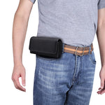 Custodia per cellulare con slot per schede in tessuto Oxford a doppia griglia, For 6.7-6.9 inch Smartphones