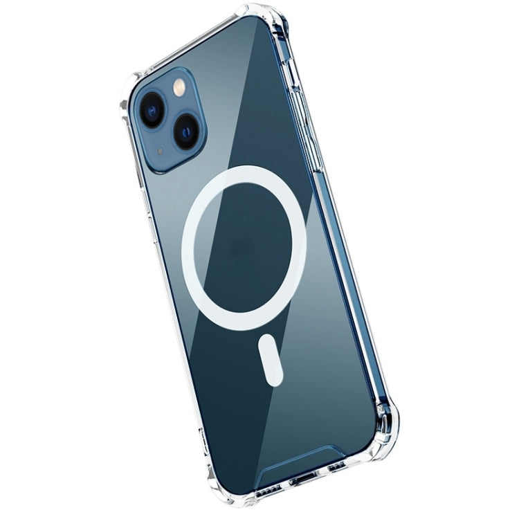 Custodia Magsafe Custodia per telefono antiurto Airbag trasparente a quattro angoli con magnetica, For iPhone 14, For iPhone 14 Plus, For iPhone 14 Pro, For iPhone 14 Pro Max