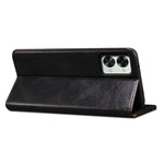 Custodia per telefono in pelle con trama di cavallo pazzo in cera d'olio, For OnePlus Nord 2T, For vivo S15e / T1 5G Snapdragon 778G, For Xiaomi 12 Lite