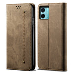Custodia per telefono in pelle con texture denim, For OnePlus Nord 2T, For vivo S15e / T1 5G Snapdragon 778G, For Xiaomi 12 Lite